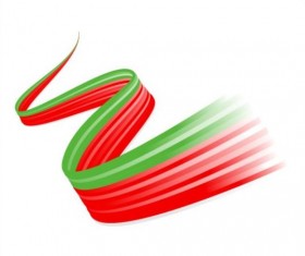 Colored ribbon abstract background vector 05