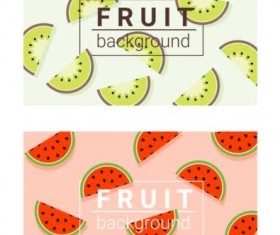 Colorful background with fruits vector 02