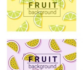 Colorful background with fruits vector 04
