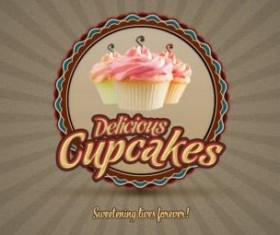 Cupcake Logo PSD