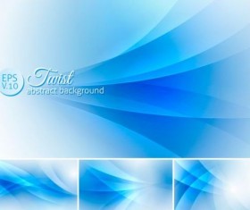 Curves abstract background vectors set 14