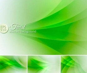 Curves abstract background vectors set 15
