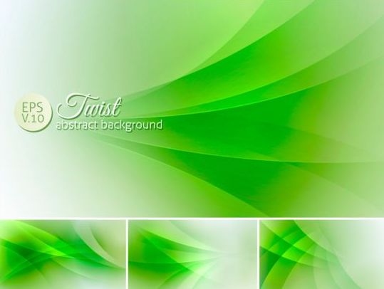 Curves abstract background vectors set 15