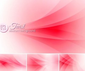 Curves abstract background vectors set 16