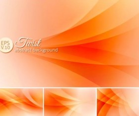 Curves abstract background vectors set 17