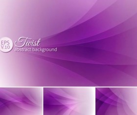 Curves abstract background vectors set 18