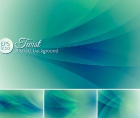 Curves abstract background vectors set 20