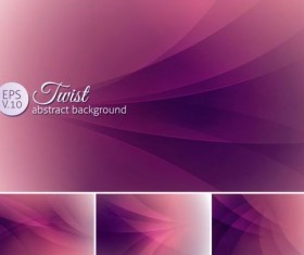 Curves abstract background vectors set 21