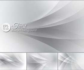 Curves abstract background vectors set 22