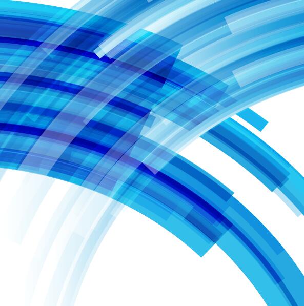 Curves blue background vector
