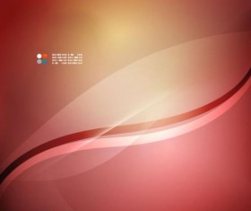 Dark red wave background vector 01