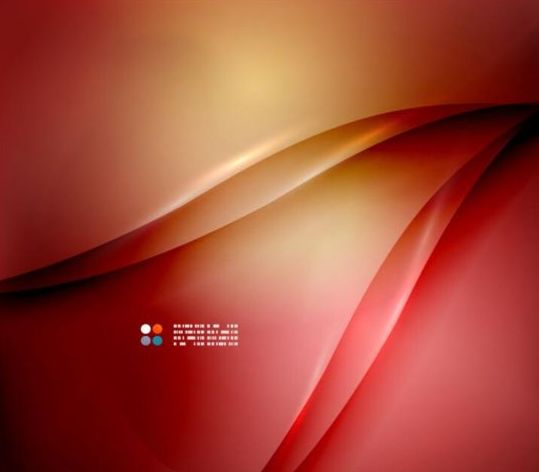 Dark red wave background vector 04
