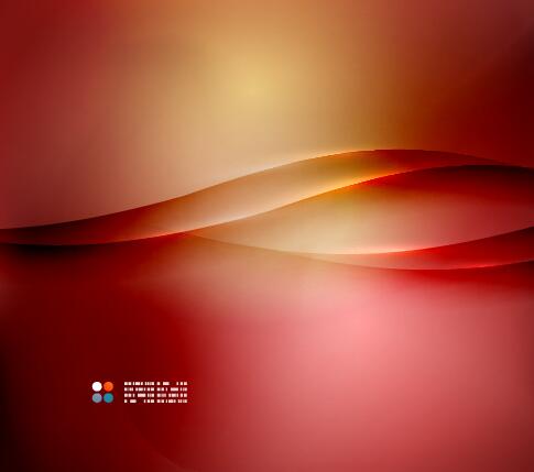 Dark red wave background vector 05