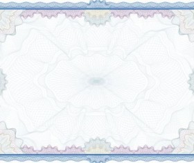 Elegant diploma  with certifikate frame vector 08