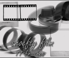Film photoshop brushes set