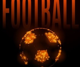 Football geometric illustration vector