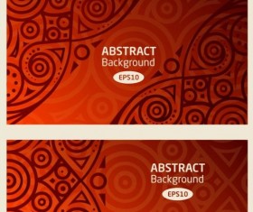 Frican styles banners vector