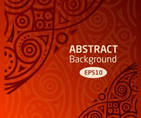 Frican styles pattern background vector 01