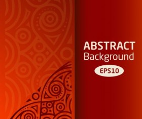 Frican styles pattern background vector 02