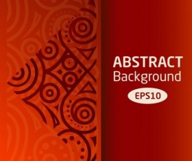 Frican styles pattern background vector 06