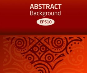 Frican styles pattern background vector 07