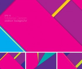 Geometric layered abstract background vector 01