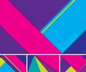 Geometric layered abstract background vector 02