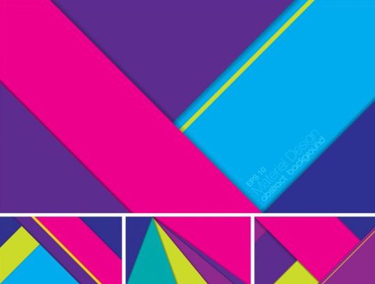 Geometric layered abstract background vector 02