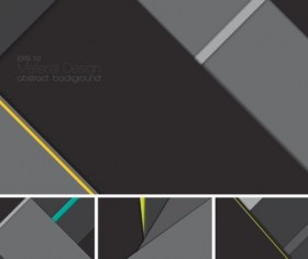 Geometric layered abstract background vector 03