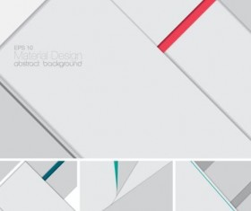 Geometric layered abstract background vector 05