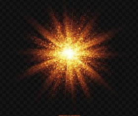 Glowing particles explosion effect background vector 02