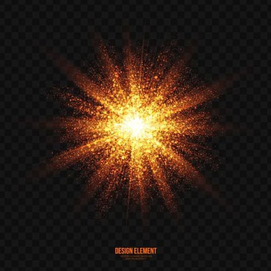 Glowing particles explosion effect background vector 02