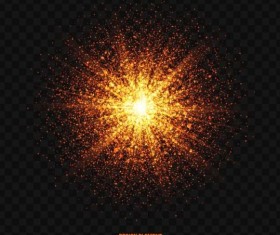Glowing particles explosion effect background vector 03