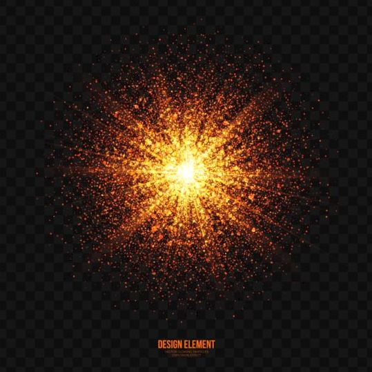 Glowing particles explosion effect background vector 03