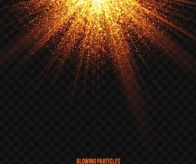 Glowing particles explosion effect background vector 08