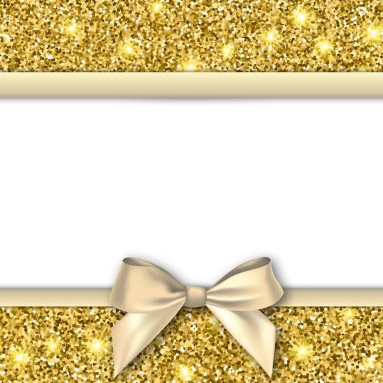 Gold with white background and bow vectors free download