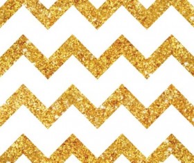 Golden wave seamless pattern vector 01