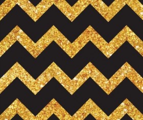 Golden wave seamless pattern vector 02
