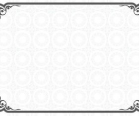 Gray vintage frame vector material