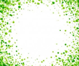 Green dots frame vectors