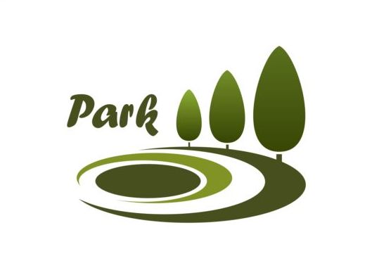 Green park logo vectors set 02