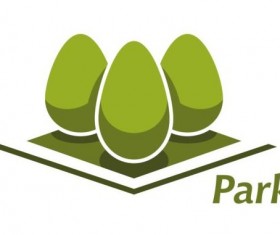 Green park logo vectors set 03