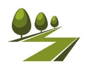 Green park logo vectors set 05