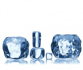 Ice cubes background vector 03
