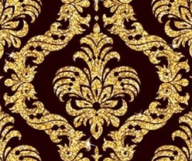 Luxury golden decor pattern vectors set 01