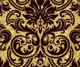Luxury golden decor pattern vectors set 02