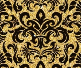 Luxury golden decor pattern vectors set 04