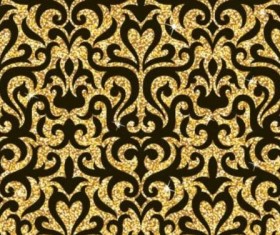 Luxury golden decor pattern vectors set 08