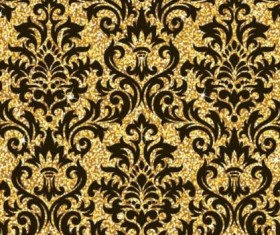 Luxury golden decor pattern vectors set 10