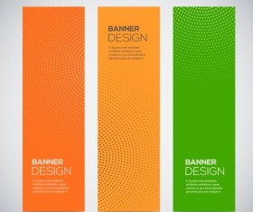 Modern vertical banners abstract vector 01
